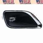 Led Bumper Fog Light Set W  Chrome Bezel Left Driver For 19-23 Jeep Cherokee