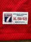 Vintage New 1980s Logo 7 Mesh Blank Football Jersey Ringer Shirt Usa Chiefs - Xl
