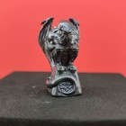 Bronze Gargoyle Figurine Gothic Guardian Dark Fantasy Metal Decor Collectible