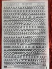 Two Letraset Instant Lettering Transfer Letters 48pt Serif Gothic Nice