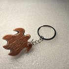 Collectible Handcarved Resin Turtle Lucky Keychain Pendant Hawaiian Themed         