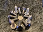 12 Pcs 7 16 14 X 1 1 4 Classic Car Bumper Bolts  Button Head Stainless Vintage