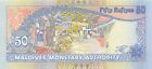Maldives I   50  Rufiyaa  11 2000  P 21a  Series C  Uncirculated Banknote Lv66