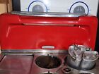 Antique 1950 s Red Chambers Gas Stove C