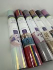 Cricut Strongbond Iron-on Htv Vinyl Lot Holographic Glitter Foil Everyday New