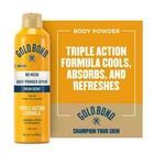 Gold Bond No Mess Body Powder Spray 7 Oz   Fresh Scent  Triple Action Formula