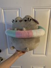 Nwt Pusheen 12    Plush Stuffed Animal Cat With Pool Floaty