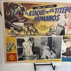 Vintage Spanish Attack Of The Puppet People Mexican Lobby Movie Card Mgm