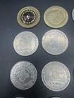 30 Vintage Casino Gaming Tokens   Chips Las Vegas Mgm Binion   s Luxor Mixed