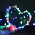 4pack Multicolored Battery Operated Led Fairy String Lights Christmas Decoration