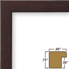 Craig Frames Colori 75  0 75 Inch Wide Modern Burgundy Walnut Picture Frame