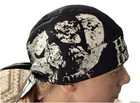 Nwot Harley-davidson Do Rag Head Wrap Bandana One Size Black white