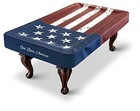 Pool Table Cover  Waterproof Indoor outdoor Heavy Leatherette 8ft old Glory Bc 