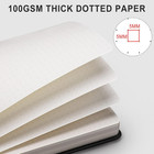 Bullet Dotted Journal - 320 Numbered Pages Dot Grid Notebook A5 Thick Journal  1