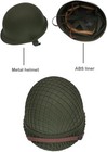 Ww2 Us Army M1 Steel Military Helmet Replica  Ww2 Gear  Ww2 Uniform Trap Band