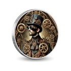   2025 Canada 1oz 9999 Silver Bu The Steampunk Visionar Colouriized