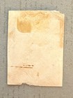 Confederate States 2   1861-1862 10c Blue Jefferson Stamp On Paper   Used Fault