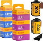 Kodak Ultramax 400   Gold 200 35mm Film Bundle - 6 Rolls 36exp Each - Include   