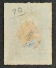 Brazil Scott  70 1878-1879 50 Reis Blue Stamp Used Hr