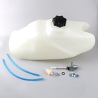 Plastic Gas Fuel Tank   Cap   Petcock For Honda Trx250x Trx300ex Natural
