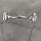 Vintage Sterling Silver Baby Rattle Collectible Toy sterling