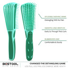 Bestool Detangling Brush For Black Natural Hair  Curly Hair Afro 3 4abc Texture