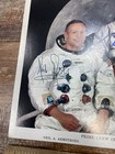 Vintage Nasa Apollo Autographed 8x10 Photo 5th Manned Mission Armstrong Aldrin