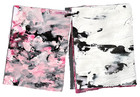 Mixed Media Art Journal Hand-painted 10 Sheets On Ring Pops Of Pink Junk Journal