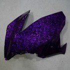 Us Purple Forged Carbon Fiber Fairing Kit  tank For Kawasaki Ninja 400 2018-2023