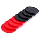 2 5 Inch Hockey Pucks  8 Pcs Air Hockey Pucks Set Durable Puck For Air Hockeys 