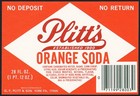 Vintage Soda Pop Bottle Labels Plitts Orange Soda Lot Of 50 York Pa N-mint 