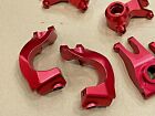 Aluminum Front C Hub   Carrier   Rear Hub Set For Arrma 1 10 Vorteks 4x4 3s Red 