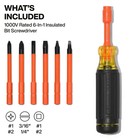 Klein Tools 6 In 1 Insulated Auto Lock Screwdriver