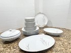 26 Pc Vintage 1960   s Platinum Wheat Fine China Of Japan Dinner Set