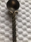 Hector Aguilar  Melon Scoop   Spoon Twisted Handle 990 Silver Ha Taxco Mexico