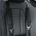 2pcs Universal Seat Belt Cover Soft Shoulder Pad Strap Protector Car Truck Black
