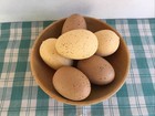 Realistic Fake Brown Speckled Eggs Set Of 6 Faux Food Farmhouse Decor Crafting