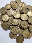 Huge Lot Of  60  Great Britain Three 3 Pence Coins 1930 s 1940 s 1950 s 1960 s