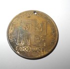 Vintage 1920 Madame Hendren Talking And Walking Doll Good Luck Trade Token Coin