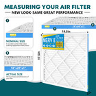 18x20x1 Pleated Air Filter Merv 8 For Home Ac Furnace   Hvac -6 Pack