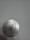 Italian L100 Lira Coin 1957 Coin  Sold As Is