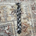 Chaps Boys Kids Clip On Neck Tie Black And White