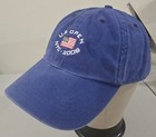 Vintage 2008 Us Open Tennis Championships Adjustable Hat Nyc Blue Nwt Usta Twins