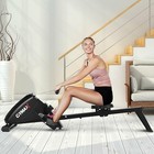 Foldable Magnetic Rowing Machine Rower W  10-level Tension Resistance System