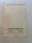 Lionel No  3424 Brakeman Car low Bridge Signals-how To Operate Instruction Sheet