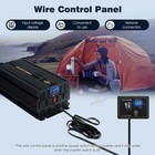 Power Inverter 2000w 4000w 12v Dc To 110v 120v Ac Lcd Cable Car Boat Rv D