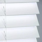 Cordless Faux Wood Blinds 2  White