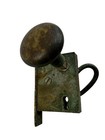 Antique Bronze brass Privacy Door Lockset Ring Latch Knob
