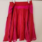 Nike X Sacai Mesh Pleated Skirt Red Pink Size Xl 716919-687 Women s From Japan