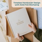 Timeless Premium Linen Wedding Planner Book And Organizer     Wedding Planning    